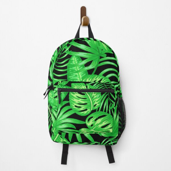 Item preview, Tropical Island-Style Palm Leaves Pattern On Black designed and sold by DEC02.