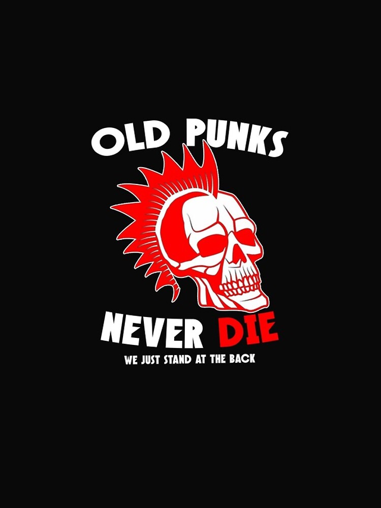 Thumbnail 4 of 4, iPhone Case, Old Punks Never Die Funny Punk Rocker designed and sold by SharpThreadZ.