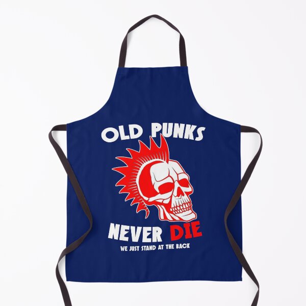 Item preview, Old Punks Never Die Funny Punk Rocker designed and sold by SharpThreadZ.