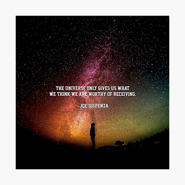 What We Think We Are Worthy Of Receiving Photographic Print