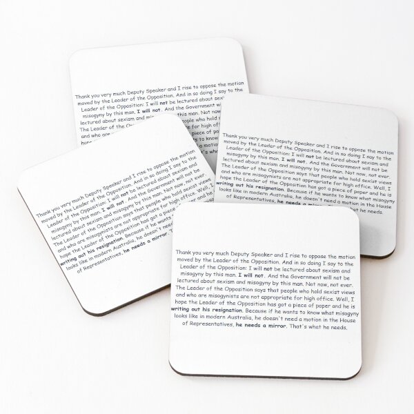 Item preview, Julia Misogyny Speech designed and sold by silverfoil.
