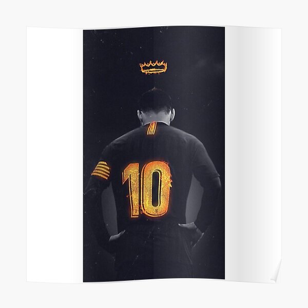 LEGO IDEAS - Argentina's Messi No. 10 Jersey Poster in Frame