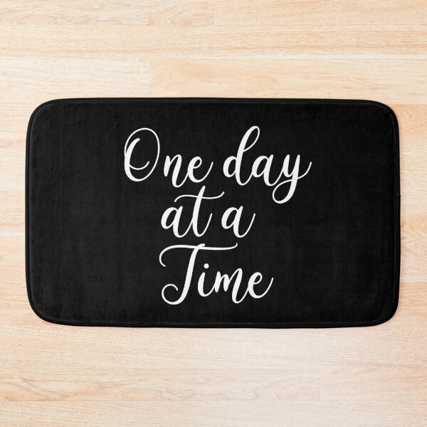 Item preview, One Day At a Time | Motivational and Inspirational Quote designed and sold by KarolinaPaz.