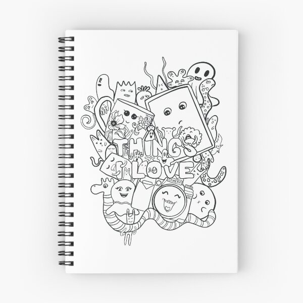 Item preview,  Blank Doodle art - things I love designed and sold by Fatamimosh.
