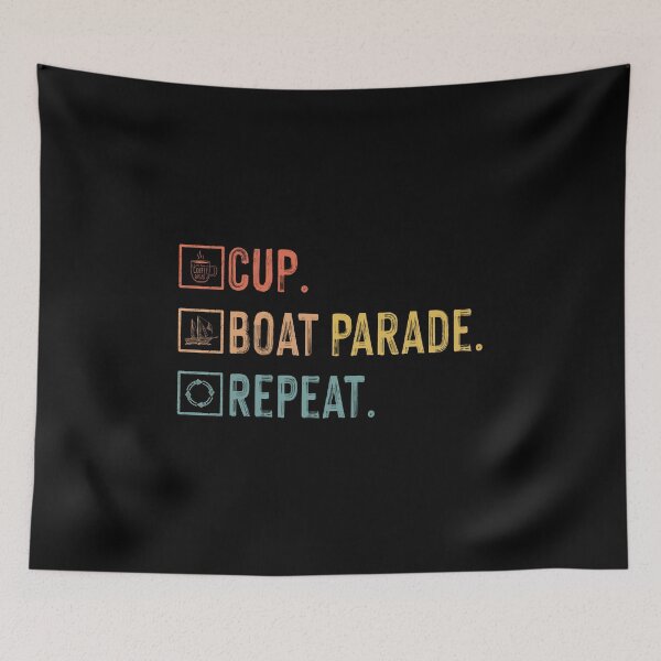 Item preview, Cup Boat Parade Repeat-hockey fans designed and sold by Marie Schmidt.