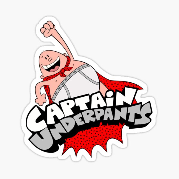 Mens My Favorite Captain Underpants Two The Doge Sticker for Sale