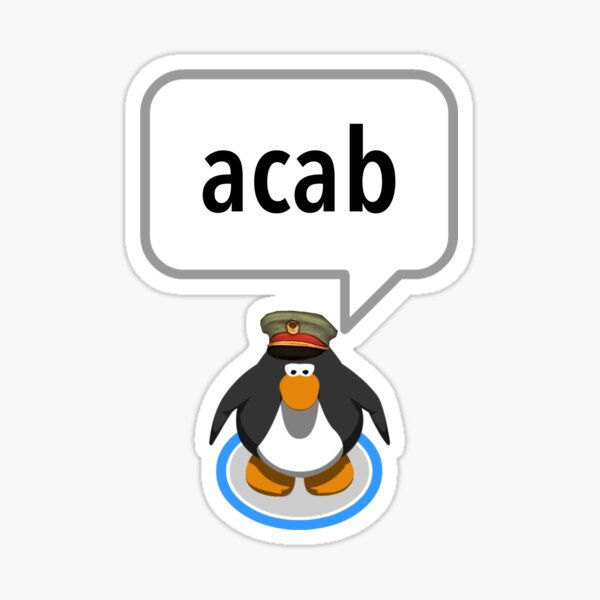 Pegatina «Abolir propietarios - Club Penguin» de SSFootball | Redbubble