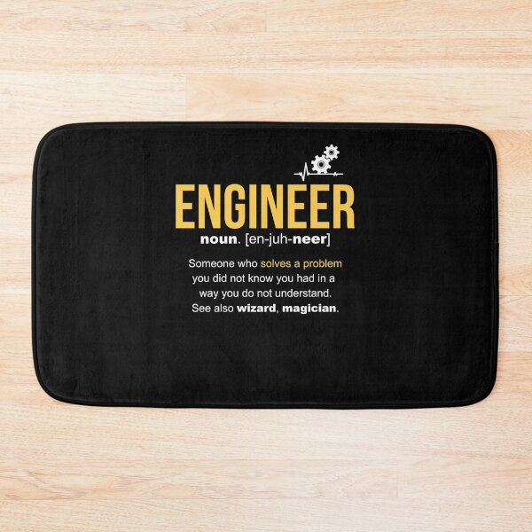 Item preview, Engineer Definition Funny Gift designed and sold by BrigitteLeota.