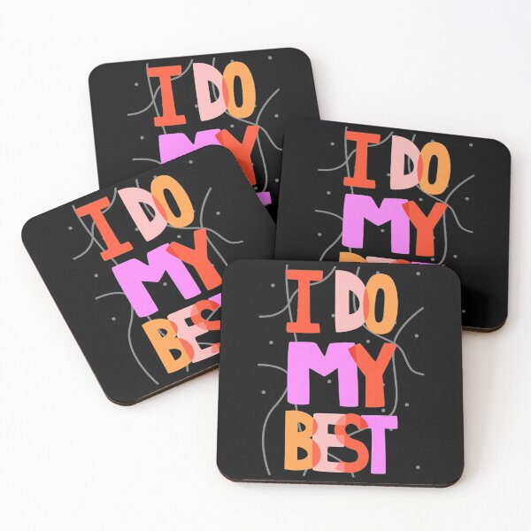 Item preview, I Do My Best Typography design designed and sold by BrigitteLeota.