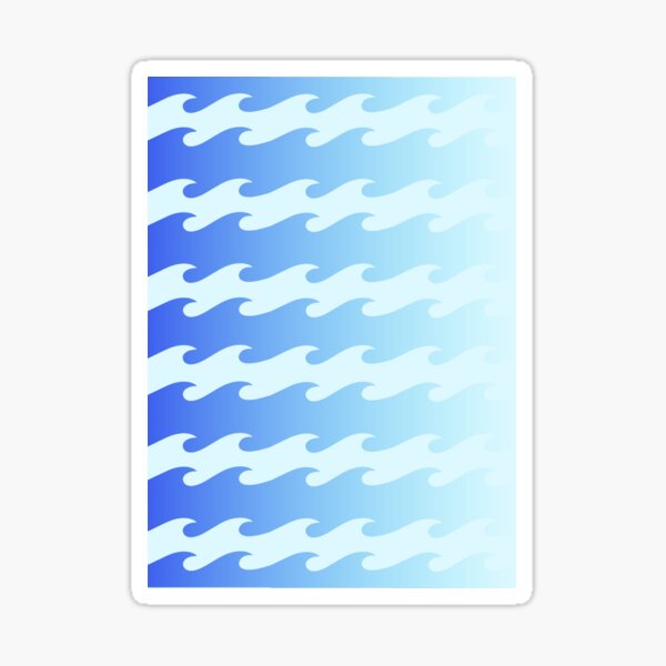 Item preview, Waves Bluey Pattern designed and sold by enriquepma.
