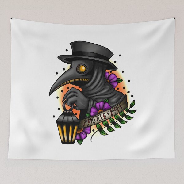 Item preview, Plague Doctor Momento Mori designed and sold by wistfulcurio.