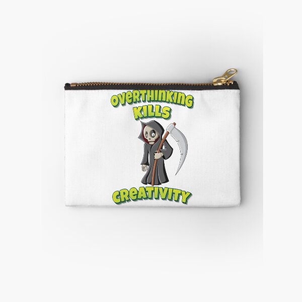 Item preview, Overthinking Kills Creativity Grim Reaper designed and sold by FiveNiches.