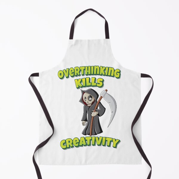 Item preview, Overthinking Kills Creativity Grim Reaper designed and sold by FiveNiches.