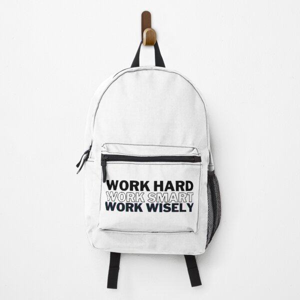 Item preview, Work Hard, Smart, and Wisely (Black) designed and sold by Bamb00s.