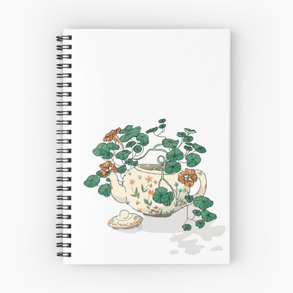 Item preview, Floral Tea - Nasturtiums designed and sold by weird-art-girl.