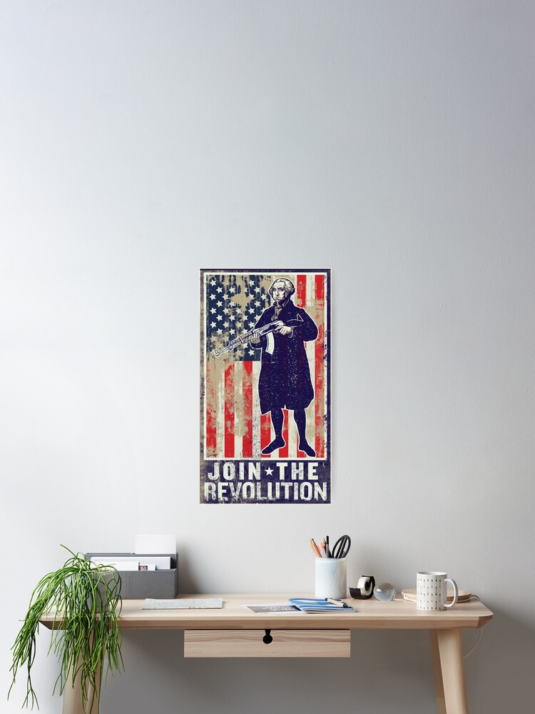 Join The Revolution Washington Poster