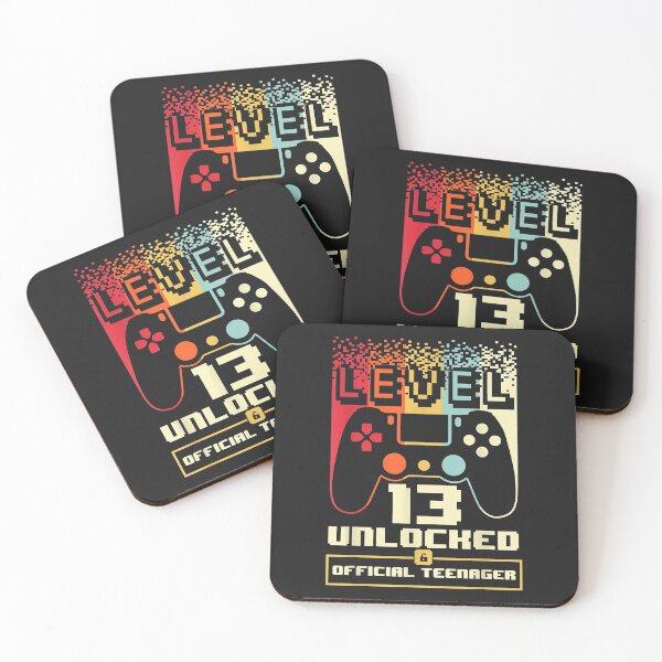 Item preview, 13th Birthday Gift Boys Level 13 Unlocked Official Teenager T-Shirt designed and sold by Sellberg52.