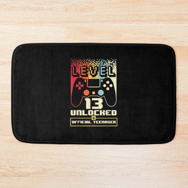 Item preview, 13th Birthday Gift Boys Level 13 Unlocked Official Teenager T-Shirt designed and sold by Sellberg52.