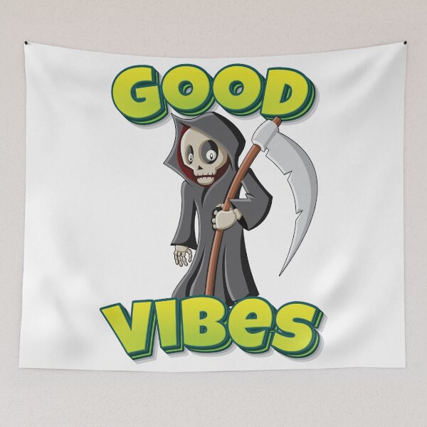 Item preview, Good Vibes Grim Reaper designed and sold by FiveNiches.