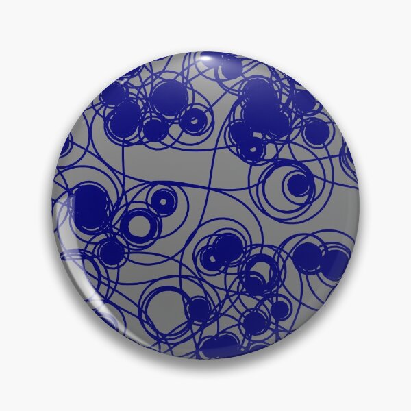 Item preview, Spiral chaotic design - navy and grey designed and sold by rahilvalani.