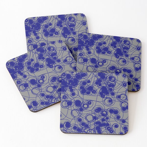 Item preview, Spiral chaotic design - navy and grey designed and sold by rahilvalani.