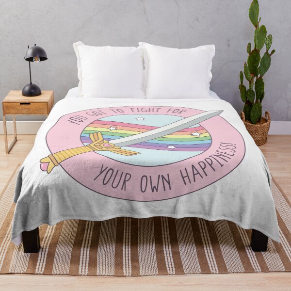 Item preview, Sword and Rainbow You Got To Fight For Your Own Happiness designed and sold by rustydoodle.