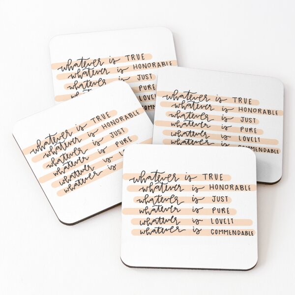 Item preview, "whatever is lovely" phillippians 4:8 bible verse quote designed and sold by ⋒ andie  noel.