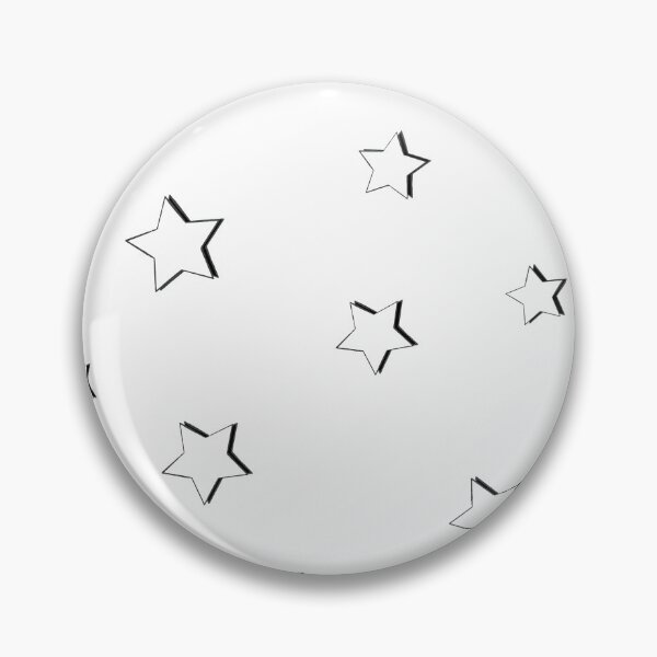 Item preview, White Double Outlined Star Pattern designed and sold by DandiestArt22.