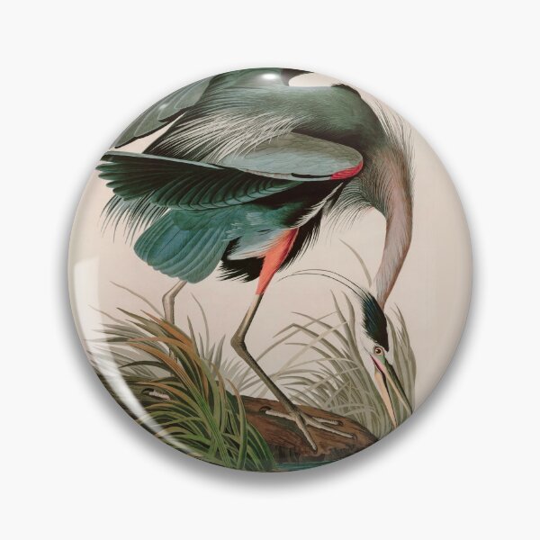 Item preview, Birds of America Audubon Great Blue Heron Illustration Bird Lovers Gift designed and sold by VintageArchive.