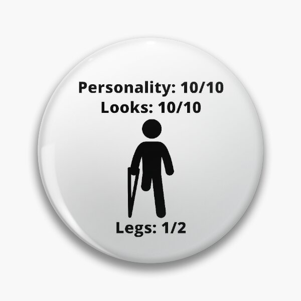 Item preview, Looks, Personality, Legs, Leg Amputee Joke, Funny Amputee, Amputee, Amputee shirt, Leg Amputee, Amputee gift designed and sold by AmputTee.