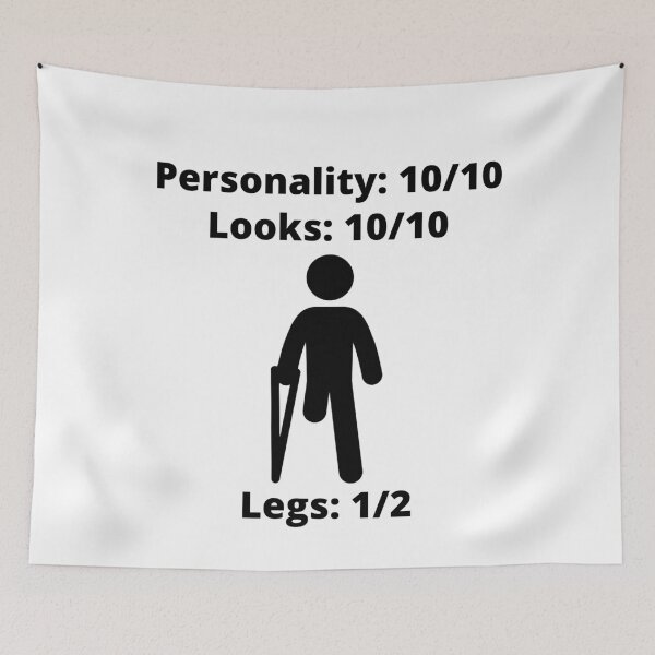 Item preview, Looks, Personality, Legs, Leg Amputee Joke, Funny Amputee, Amputee, Amputee shirt, Leg Amputee, Amputee gift designed and sold by AmputTee.