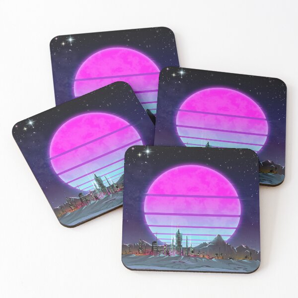 Item preview, Apollo Dreams - Cyberpunk Moon in Neon designed and sold by forge22.