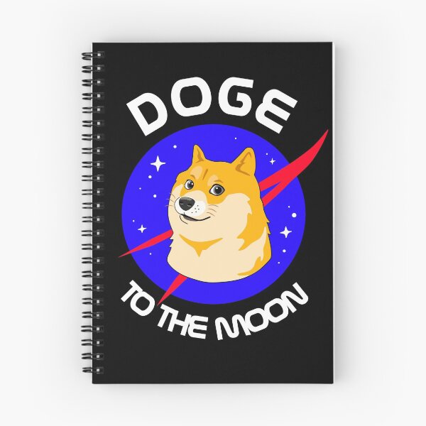 Artikelvorschau, Doge zum Mond! - Lustiges Astronaut Space Dogecoin Meme entworfen und verkauft von cyberlight.