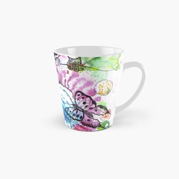 Flowers and butterflies Tall Mug