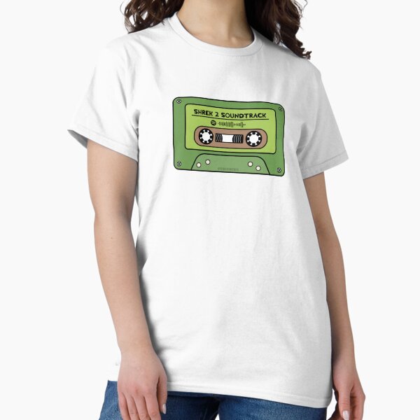 Vista previa del artículo con la obra «Banda sonora de Shrek 2», diseñado y vendido por vibesontape.