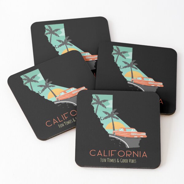 Item preview, California Fun Times And Sunshine designed and sold by LittleFlairTee.