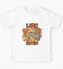 Camiseta para niños Guardia del león - Pintura rupestre