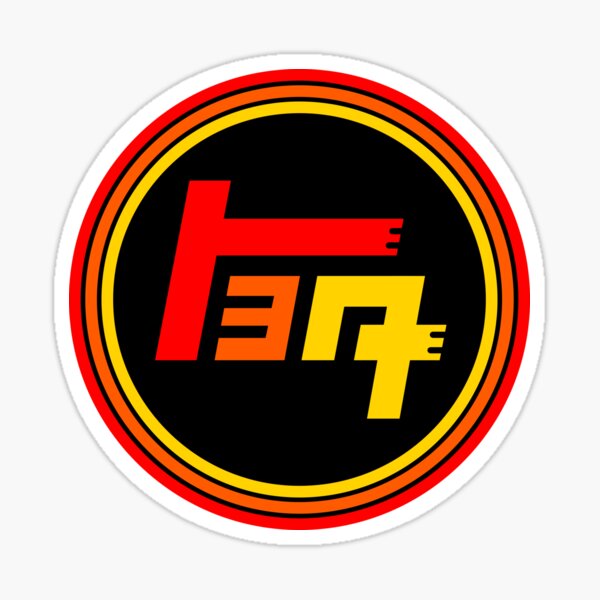 Item preview, Old School Toyota Three Color Logo Three Stripes Circle Sticker designed and sold by knibbzy.