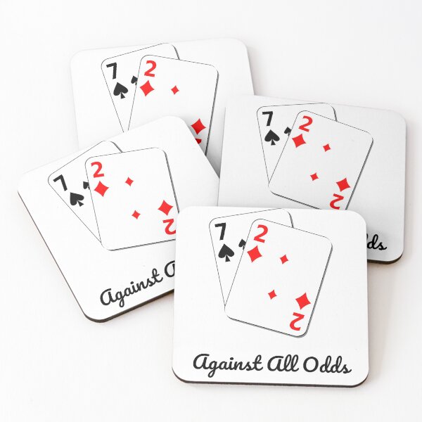 Item preview, 7 2 Offsuit Underdog Against All Odds Worst Hand Poker Tee designed and sold by StonkSharkCo.