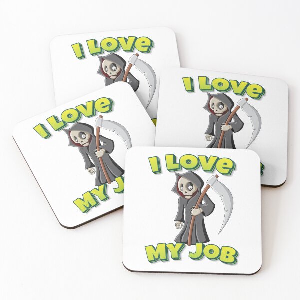 Item preview, I Love My Job Grim Reaper  designed and sold by FiveNiches.