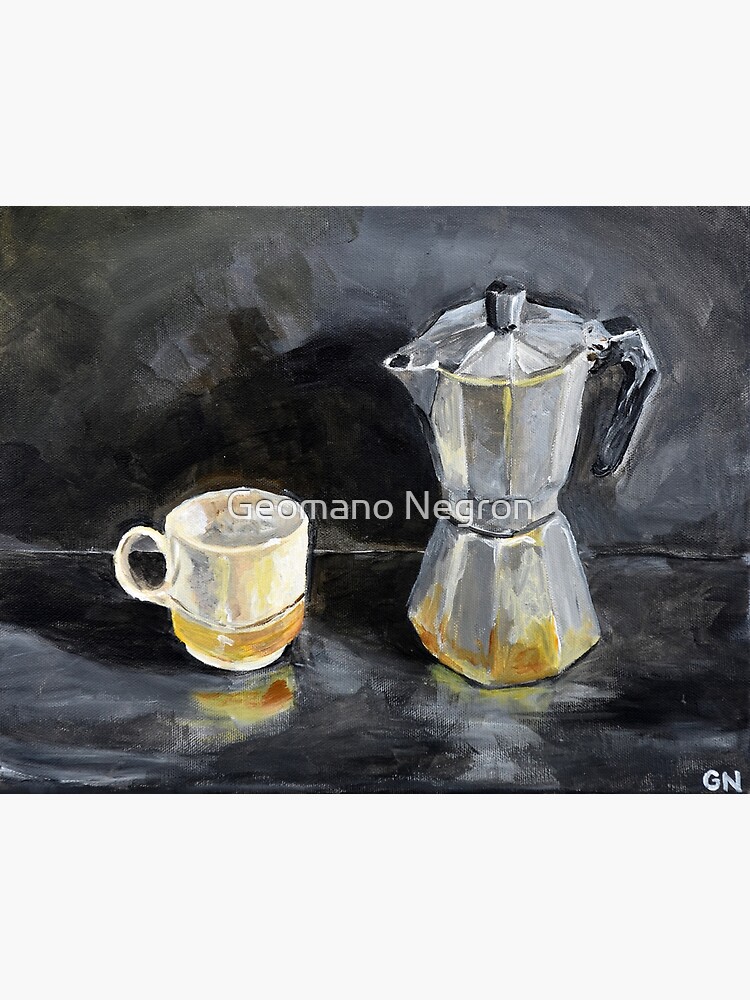 Cafetera Cubana Metal Print