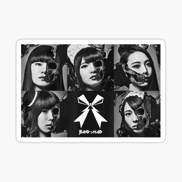 Men Women Band Maid Sticker For Sale By Baldwinbobbiema Redbubble 5122