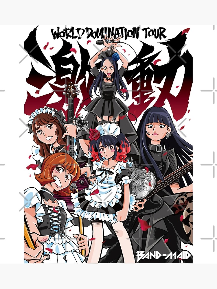 BAND-MAID ツアーポスター WORLD DOMINATION 2019 ASIA TOUR】 □BAND-MAID WORLD DOMINATION TOUR 2019 【激動