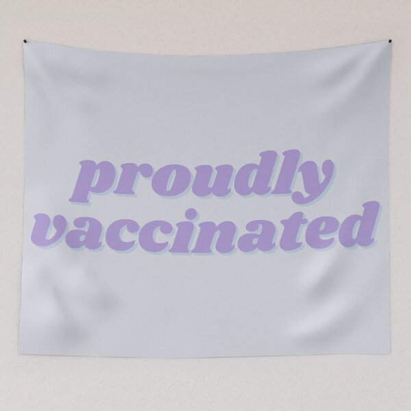 Item preview, proudly vaccinated designed and sold by maycfrani.