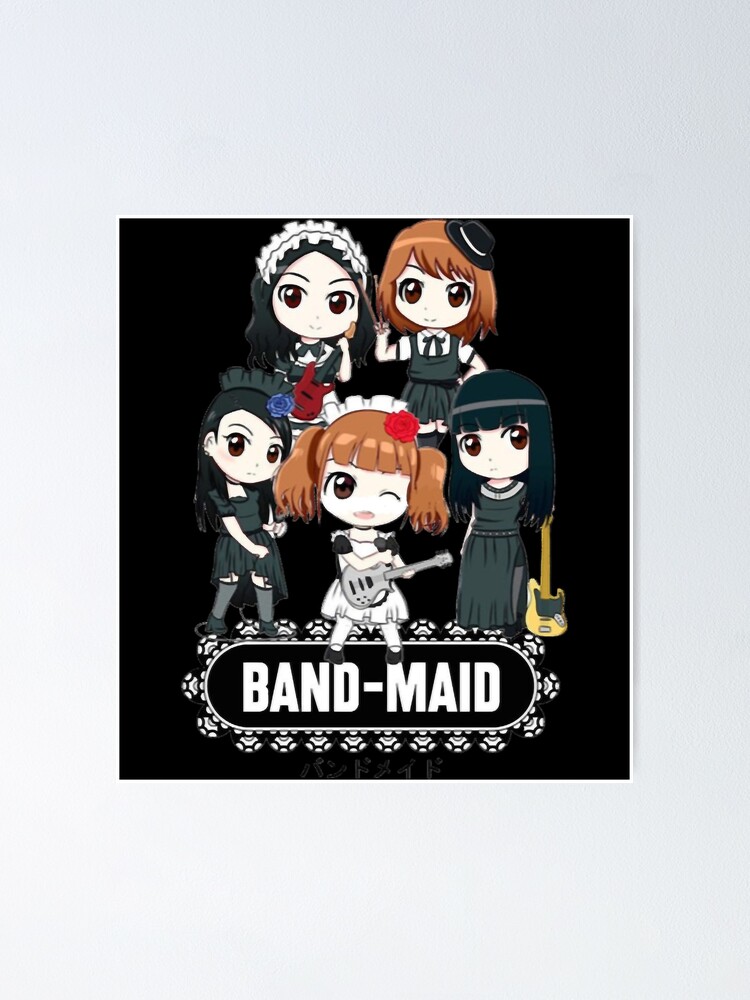 稀 BAND-MAID ポスター AMECOMI POSTER ANIME BAND-MAID Comic Cover 2023