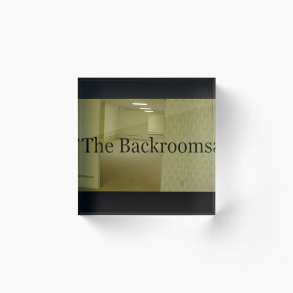 The Backrooms Acrylic Block By I1t9s8m7e Redbubble