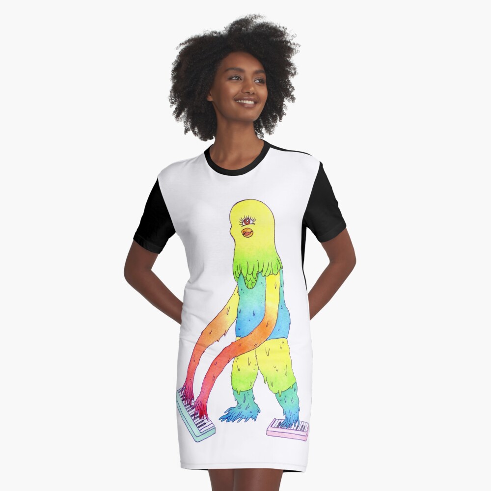 Item preview, Graphic T-Shirt Dress designed and sold by StephVonAwesome.