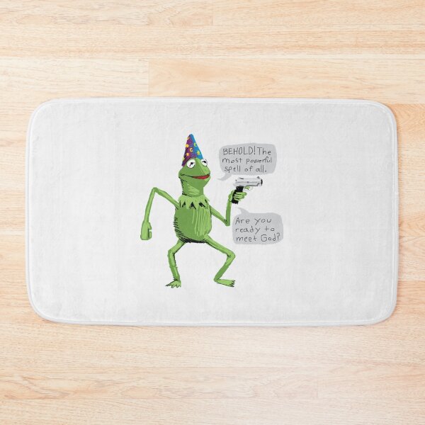 Item preview, Wizard Kermit with Gun behold the most powerful spell of all. are you ready to meet god| Gift shirt designed and sold by lucidama.