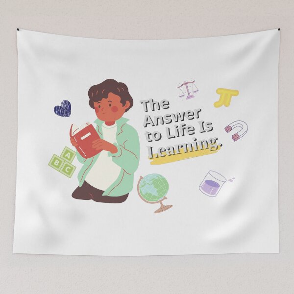 Item preview, The Answer to Life Is Learning designed and sold by Polariszero.