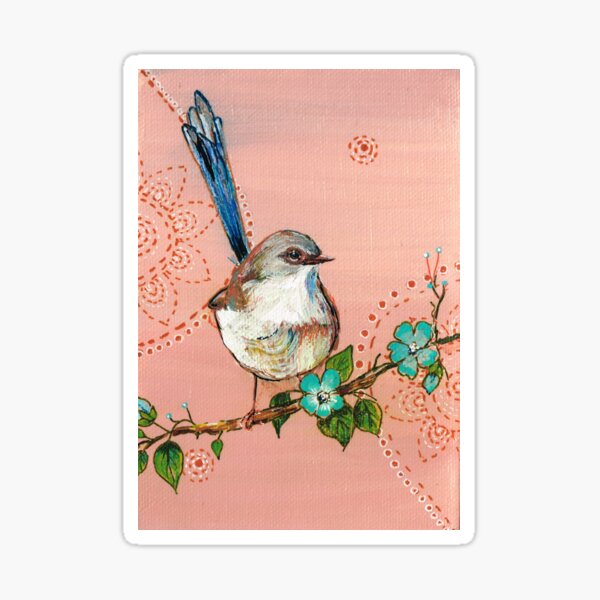 Fairy Wren Sticker